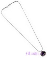 Metal pendant with Chain necklace - click here for large view